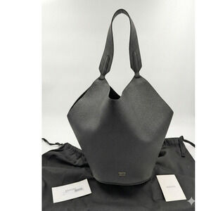 Khaite Small Lotus Bag in Black Pebble - NWT